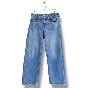 Old Navy Mid-Rise Wide Leg Jeans Size 4